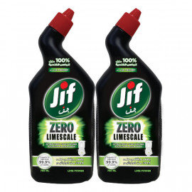 Jif Zero Limescale Toilet Cleaner Lime Power 2 x 750ml