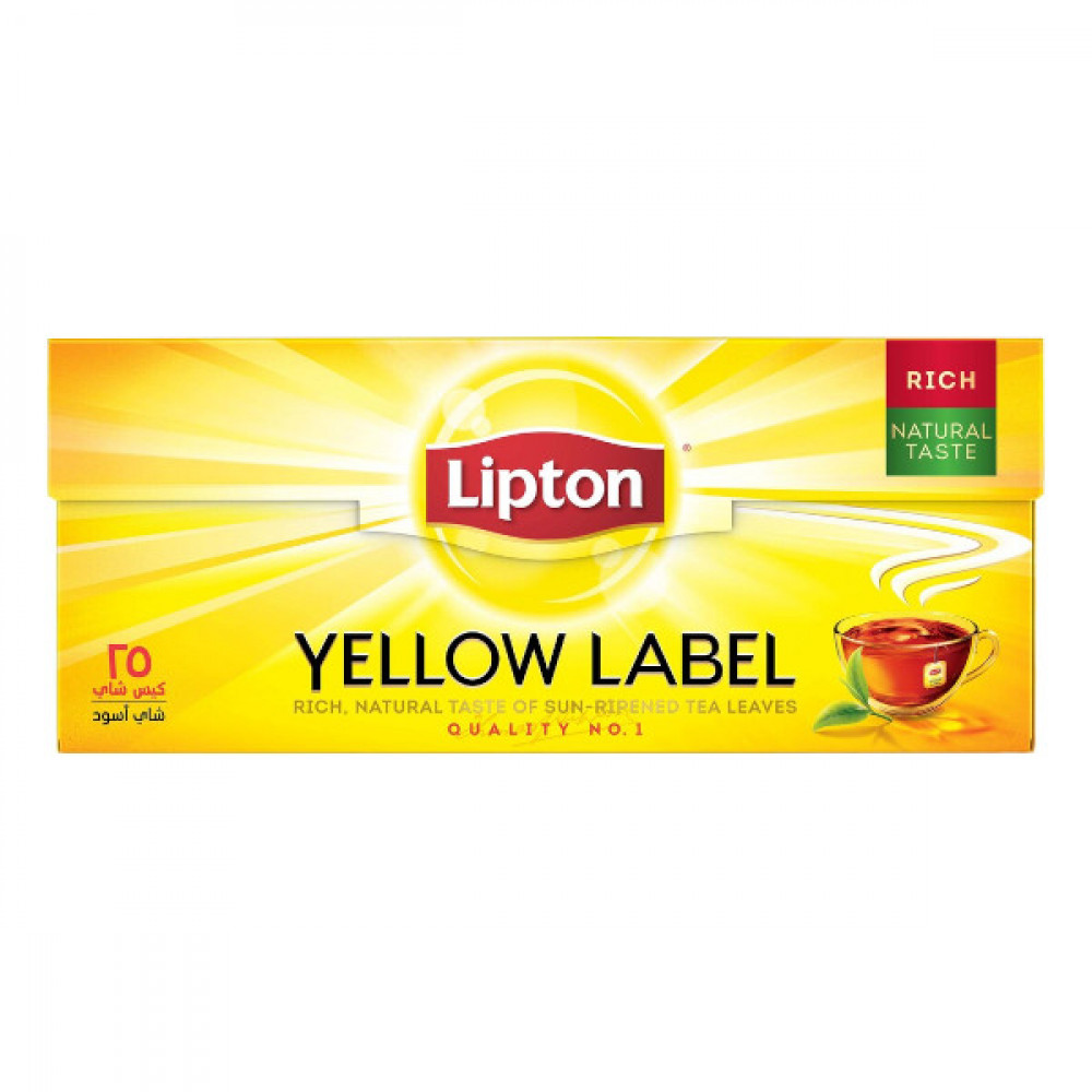 Lipton Yellow Label Tea 25 Bags  Lipton Yellow Label Tea 25 Bags