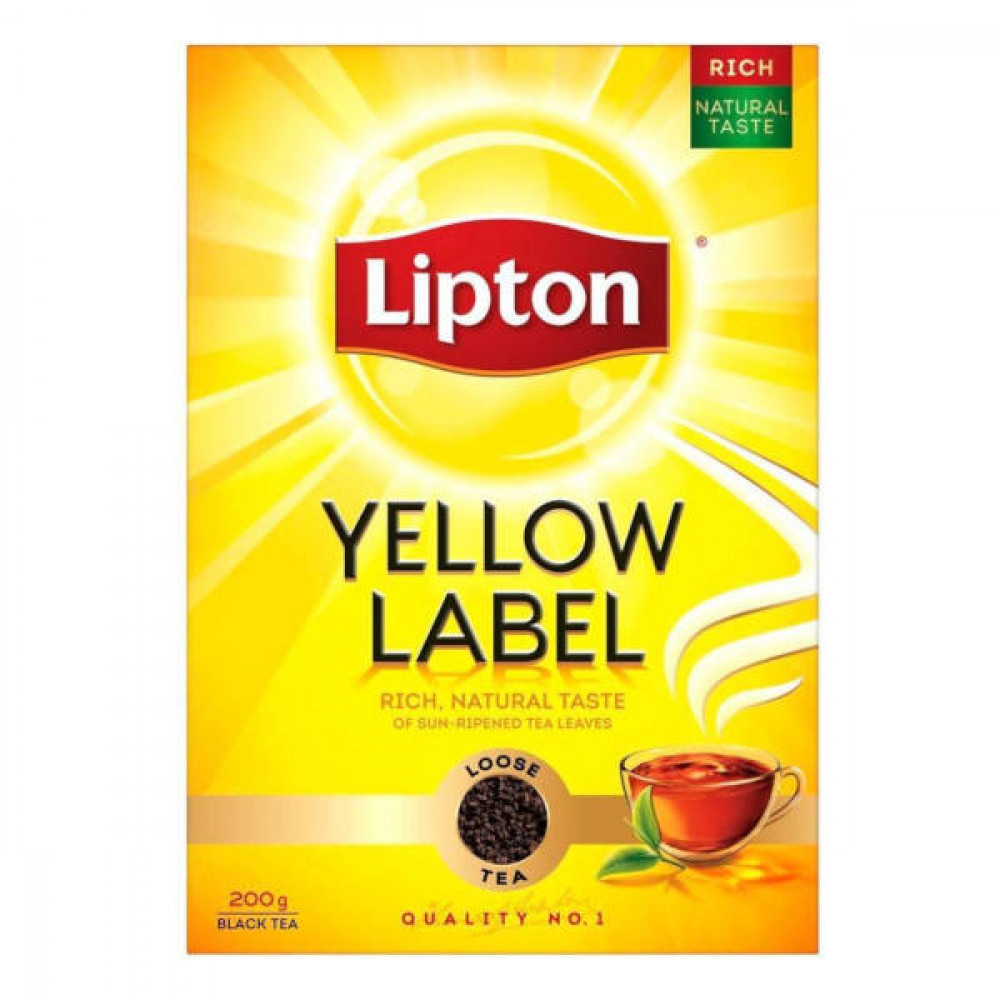 Lipton Yellow Label Tea 200gm 