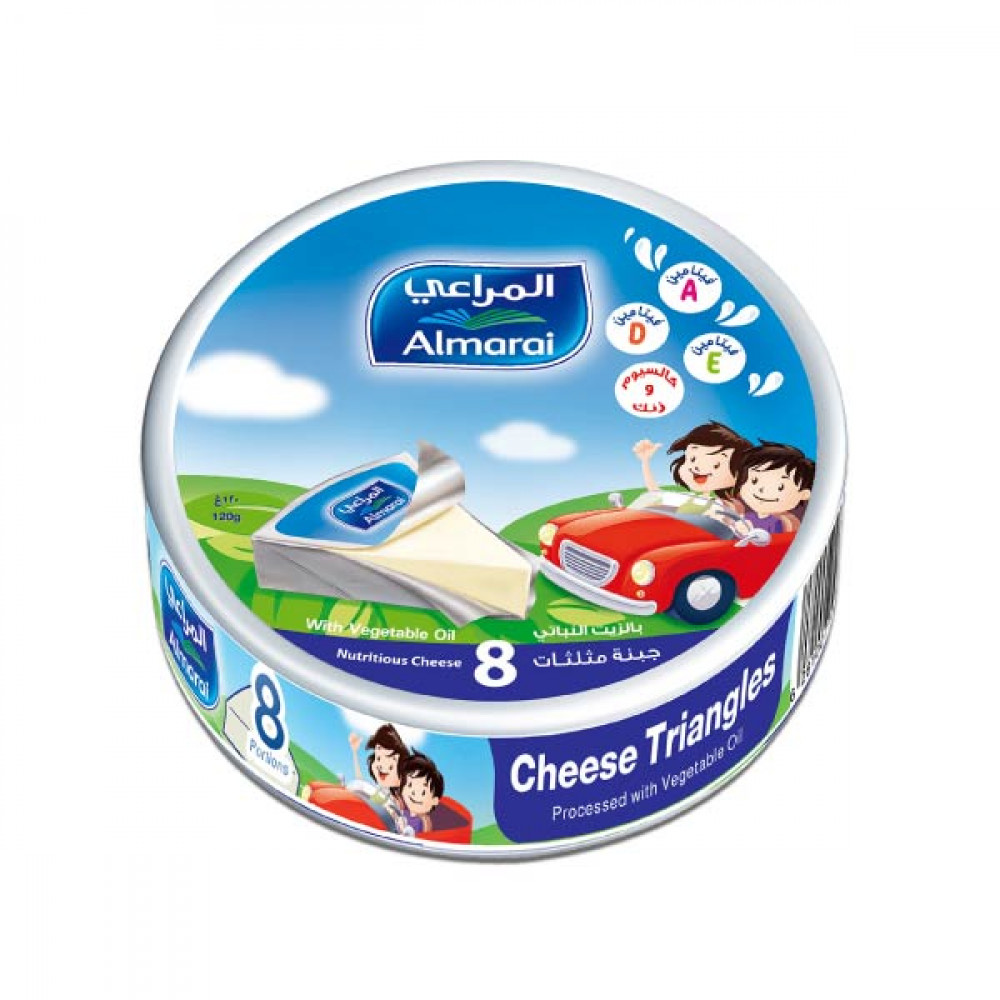 Almarai Cheese Triangles 120gm  Almarai Cheese Triangles 120gm