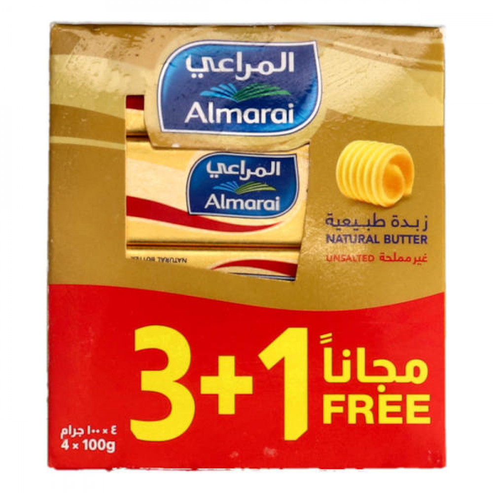 Alamarai Natural Butter Us 100gm 3+1 Free  Alamarai Natural Butter Us 100gm 3+1 Free