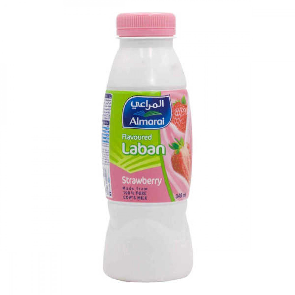 Almarai Flavored Laban Strawberry 340ml  Almarai Flavored Laban Strawberry 340ml