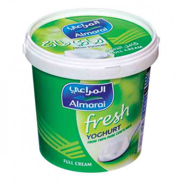 Almarai Plain Yoghurt Full Fat 1Kg 