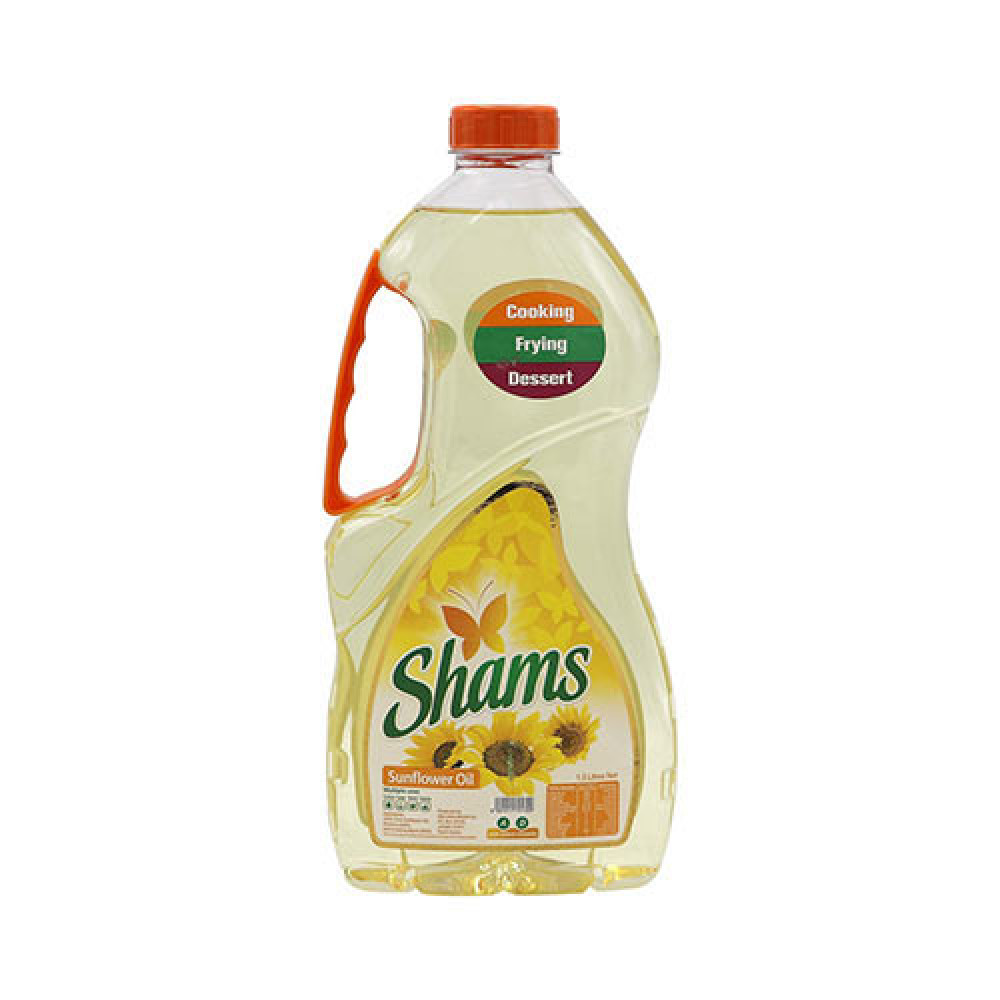 Shams Sunflower Oil 1.5 Ltr  Shams Sunflower Oil 1.5 Ltr