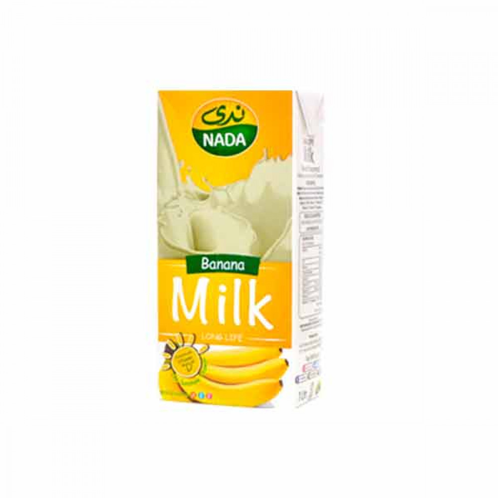 Nada Long Life Banana Flavoured Milk 1Ltr  Nada Long Life Banana Flavoured Milk 1Ltr