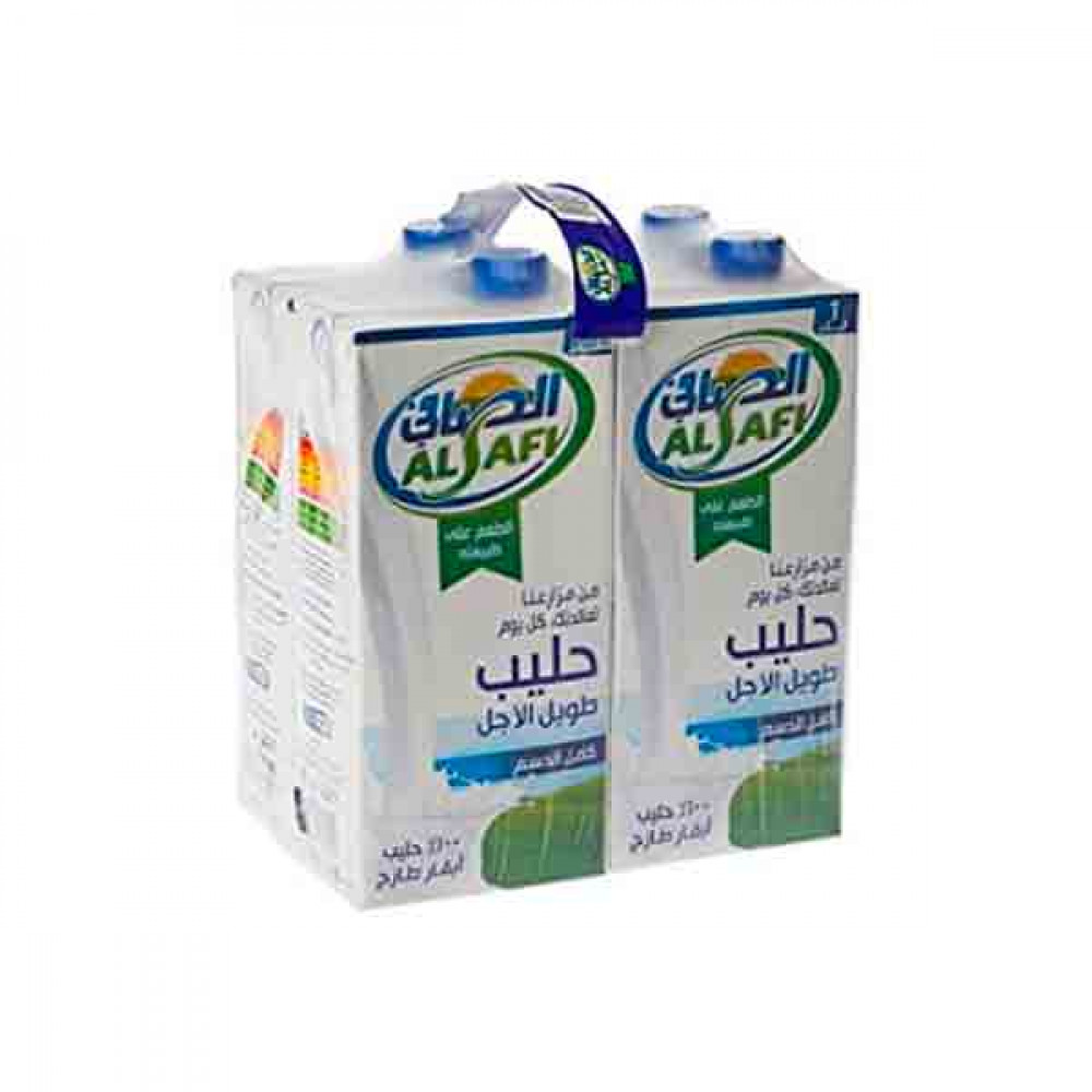 Al Safi Long Life Full Fat Milk 4 x 1Ltr  Al Safi Long Life Full Fat Milk 4 x 1Ltr