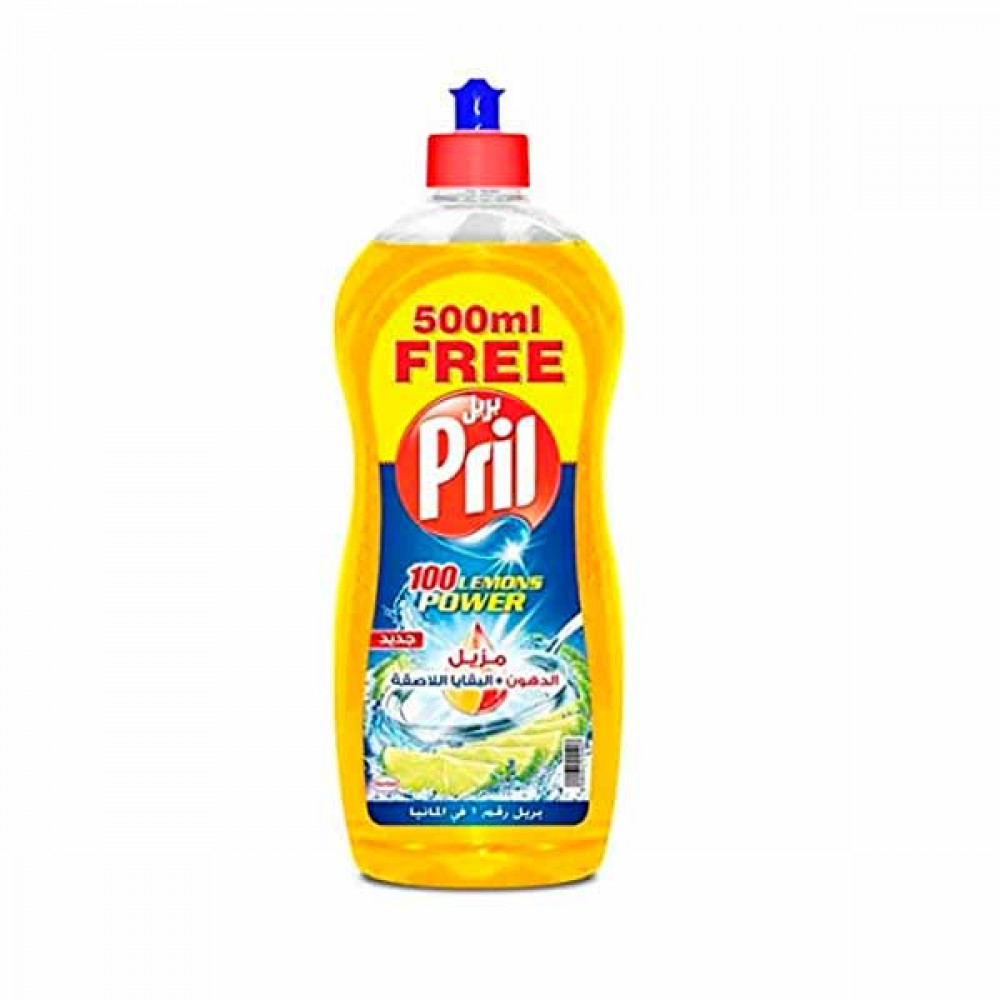Pril Dishwashing Liquid Lemon 1.5Ltr  Pril Dishwashing Liquid Lemon 1.5Ltr