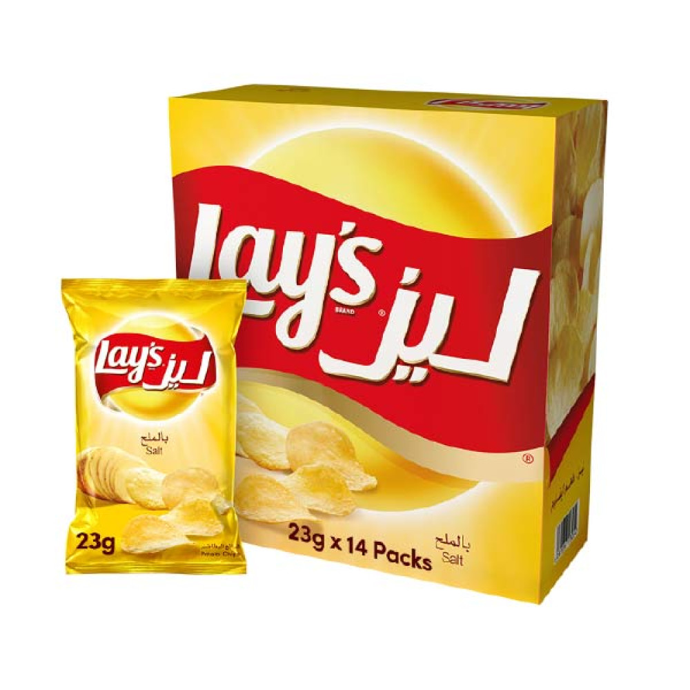 LAYS CHIPS SALTED 12S 21GM