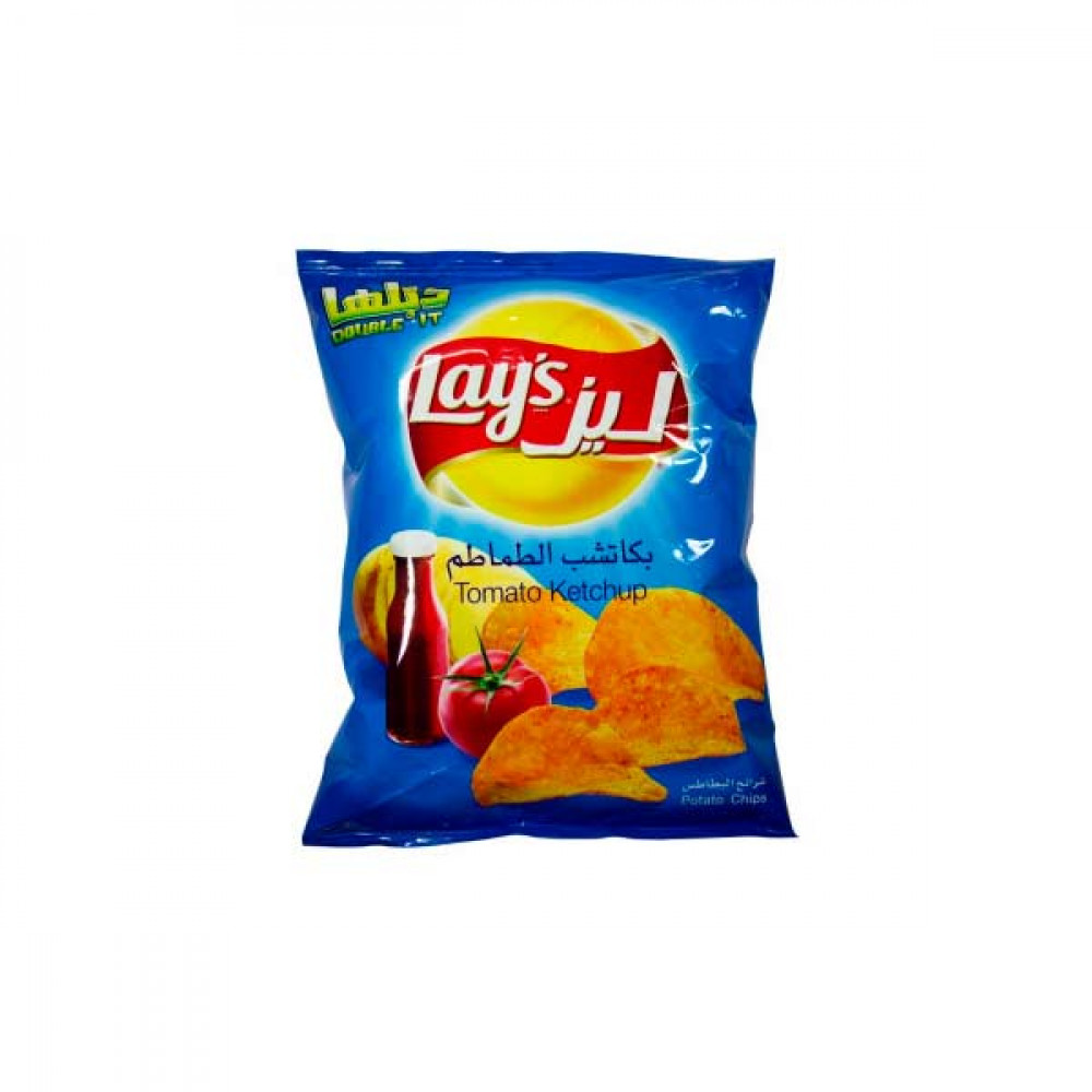 Lays Chips Ketchup 48gm  Lays Chips Ketchup 48gm