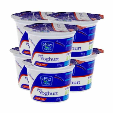 NADEC FRESH YOGHURT LOW FAT 6 X 170GM 