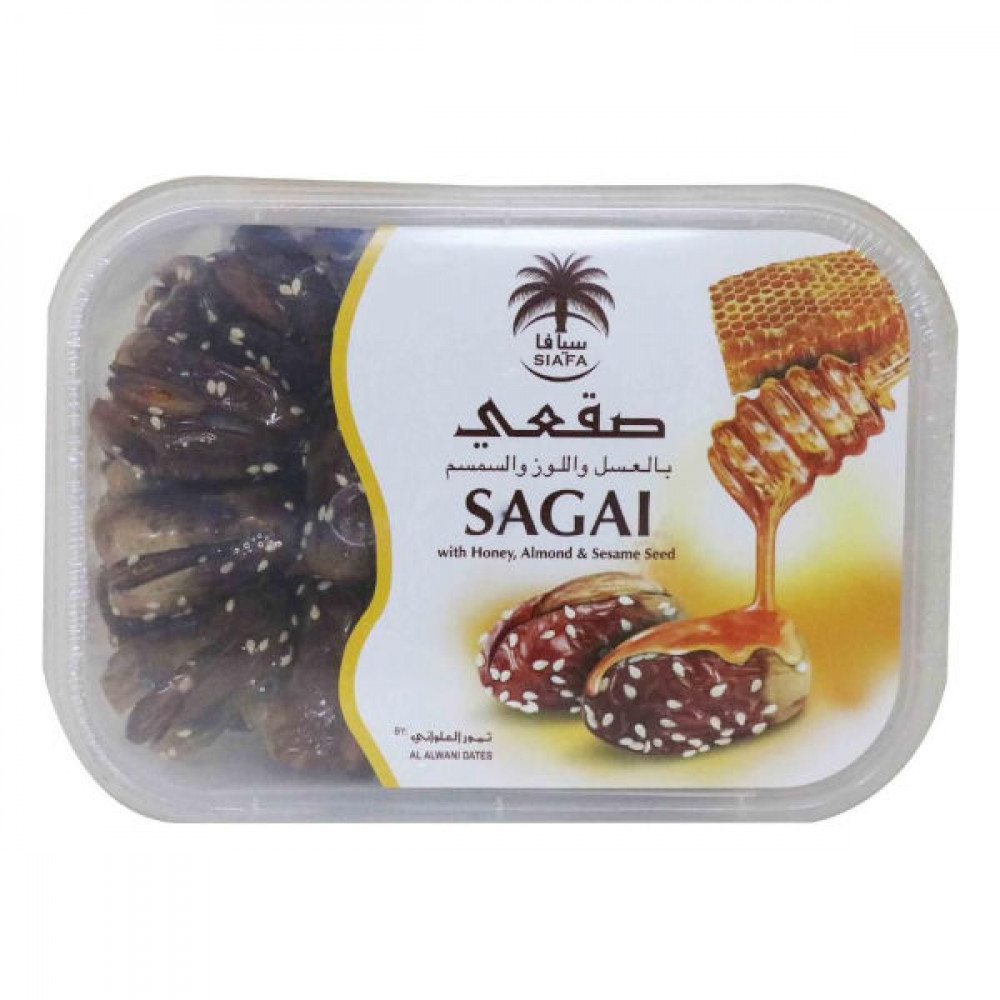 Siafa Sagai Dates With Honey, Almond & Sesame Seed 400gm  Siafa Sagai Dates With Honey, Almond & Sesame Seed 400gm
