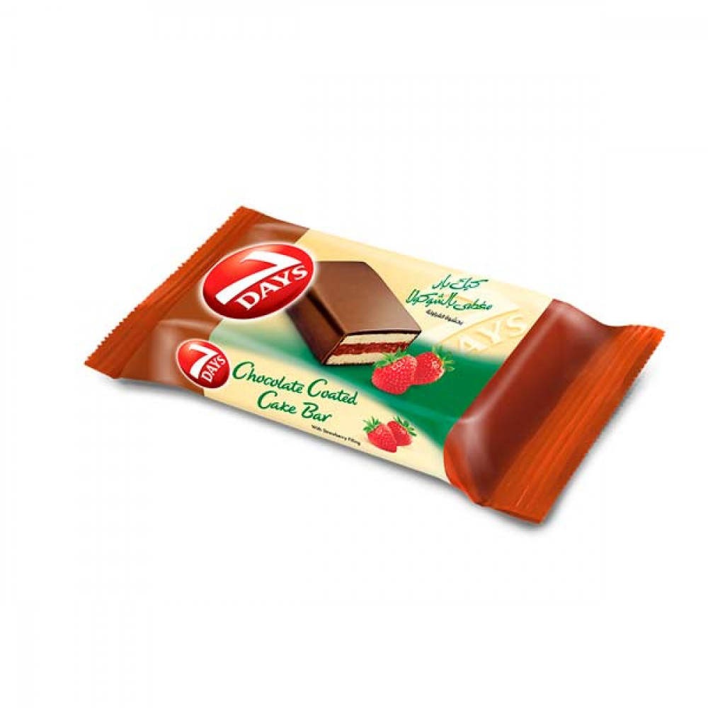 7 Days Lusine Cake Bar Strawberry 25gm  7 Days Lusine Cake Bar Strawberry 25gm
