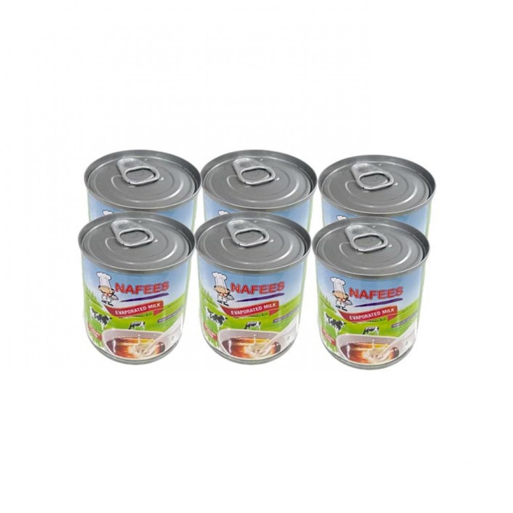 Nafees Evaporated Milk 6 X 170Gm