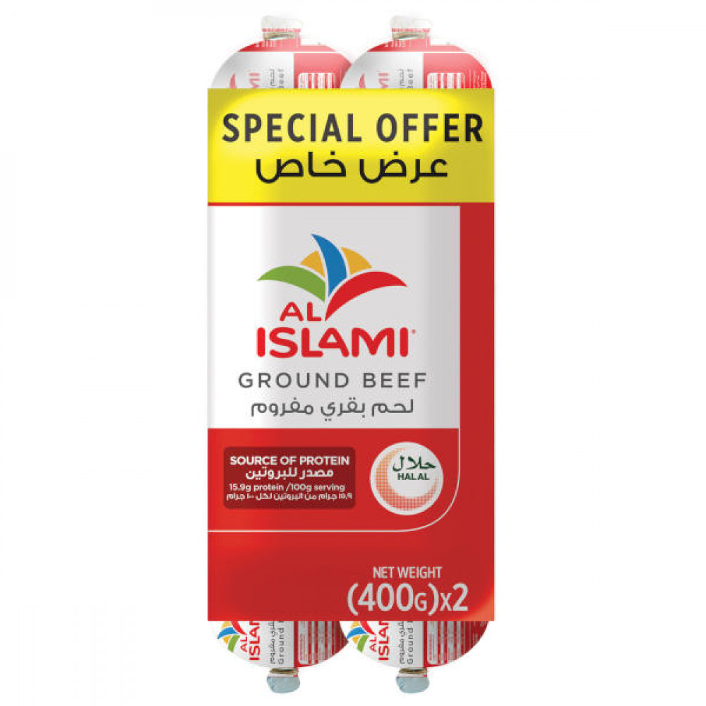Al Islami Ground Beef 2 x 400gm  Al Islami Ground Beef 2 x 400gm
