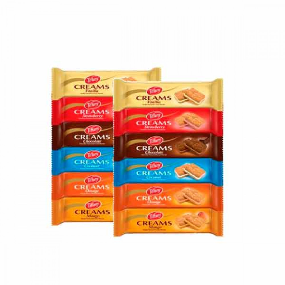 Tiffany Cream Biscuts 2 x 6 x 90gm  Tiffany Cream Biscuts 2 x 6 x 90gm