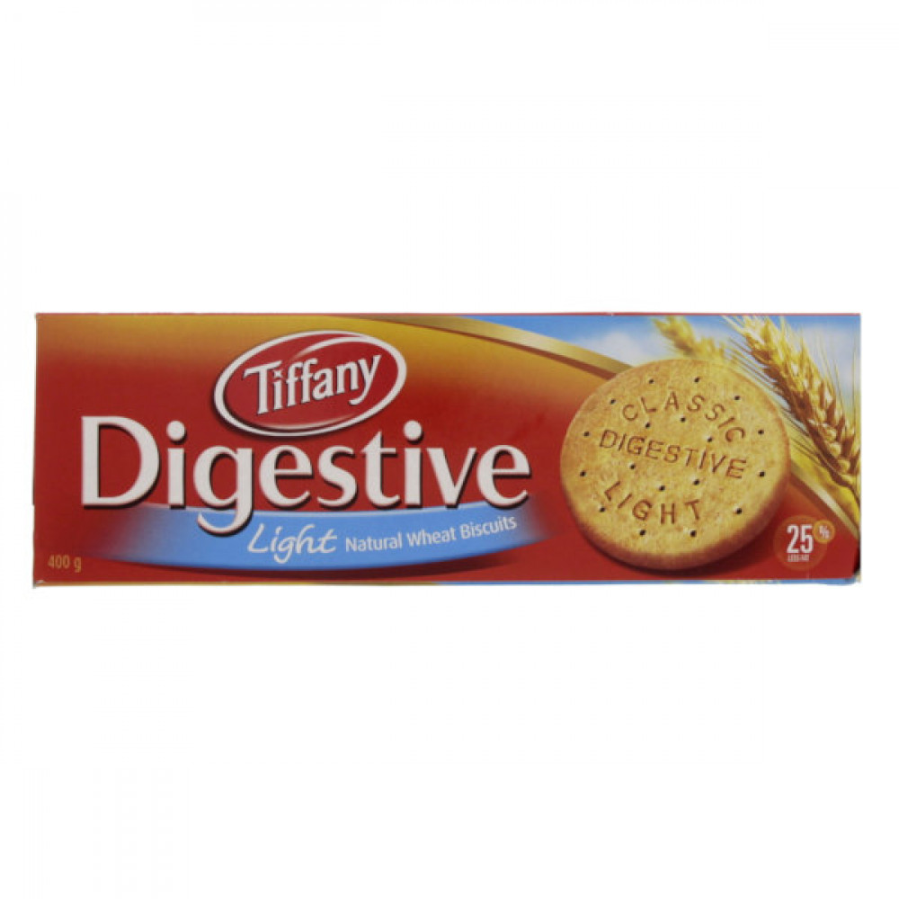 Tiffany Digestive Light Wheat Biscuits 400gm  Tiffany Digestive Light Wheat Biscuits 400gm