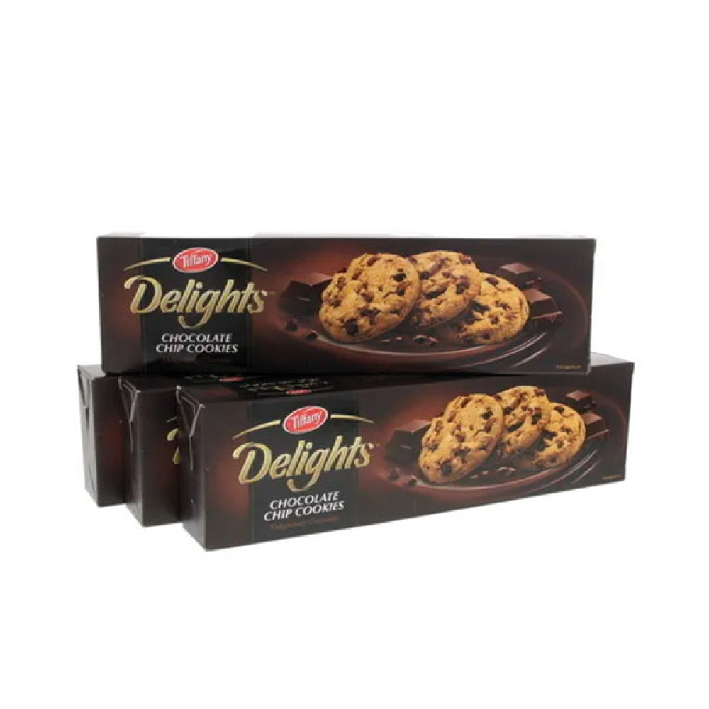 Tiffany Delight Choco Chips 4 x 100gm  Tiffany Delight Choco Chips 4 x 100gm