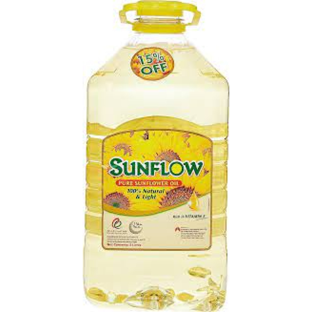 SUNFLOW SUNFLOWER OIL 5LTR