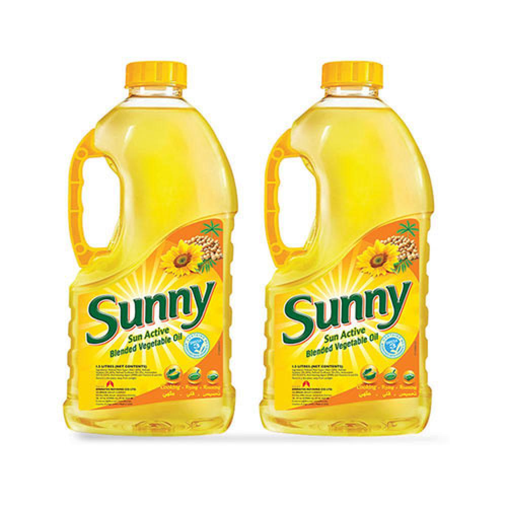 Sunny Blended Oil 2 X 1.5 Ltr  Sunny Blended Oil 2 X 1.5 Ltr