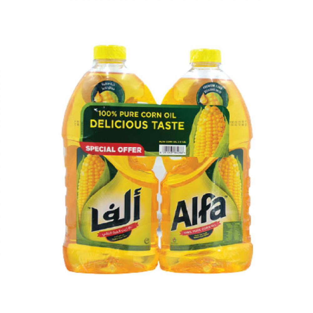 Alfa Corn Oil 2 X 1.5 Ltr  Alfa Corn Oil 2 X 1.5 Ltr