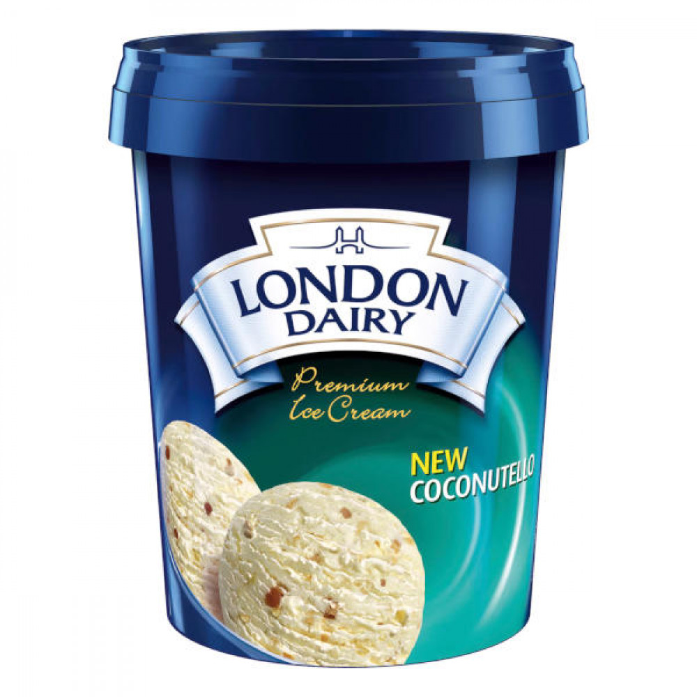 London Dairy Ice Cream Coconutello 500ml  London Dairy Ice Cream Coconutello 500ml