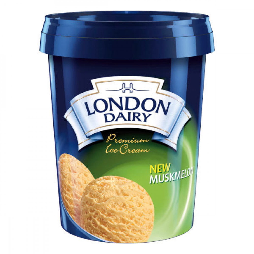 London Dairy Ice Cream Muskmelon 500ml  London Dairy Ice Cream Muskmelon 500ml