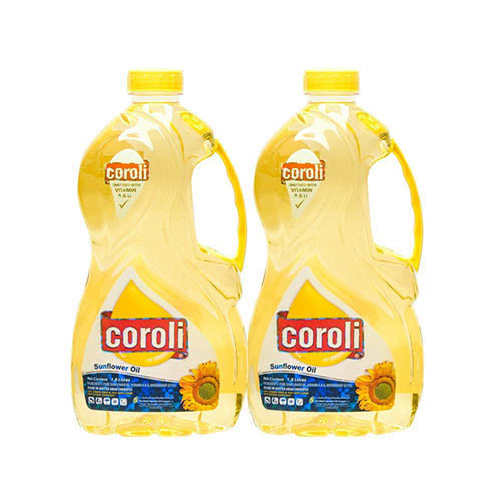 Coroli Sunflower Oil (Twin Pack) 1.5 Ltr  Coroli Sunflower Oil (Twin Pack) 1.5 Ltr