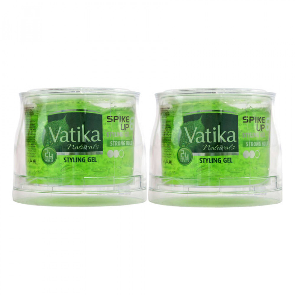 Vatika Naturals Spike Up Styling Hair Gel 2 x 250ml  Vatika Naturals Spike Up Styling Hair Gel 2 x 250ml