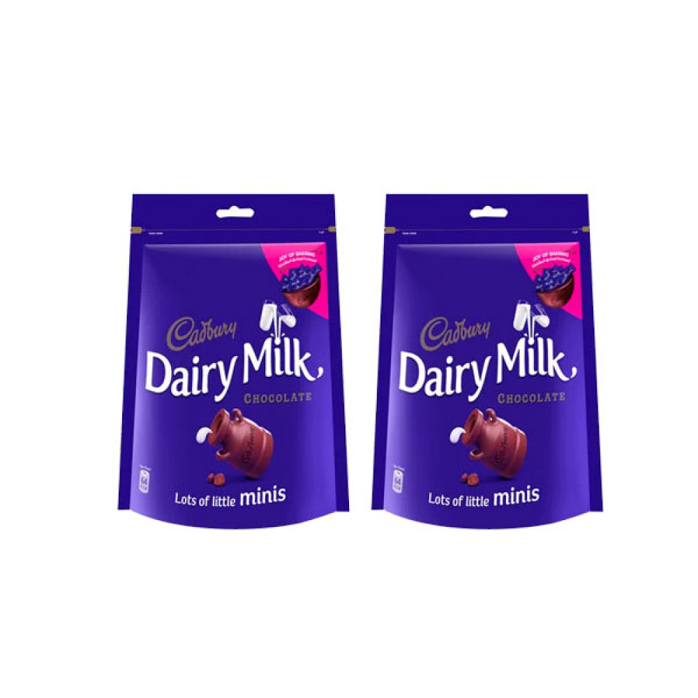 CADBURY DAIRYMILK MINI CHOCOLATE 2 X 192GM 