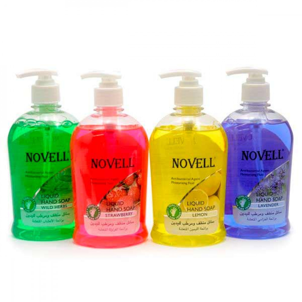 Novell Hand Soap 4 x 500ml  Novell Hand Soap 4 x 500ml