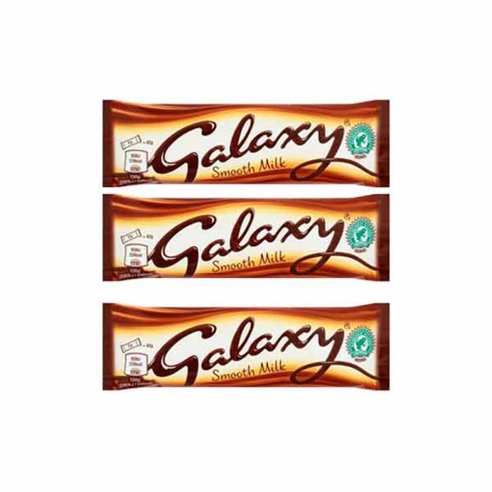 Galaxy Smooth Milk Chocolate 3 x 80gm  Galaxy Smooth Milk Chocolate 3 x 80gm