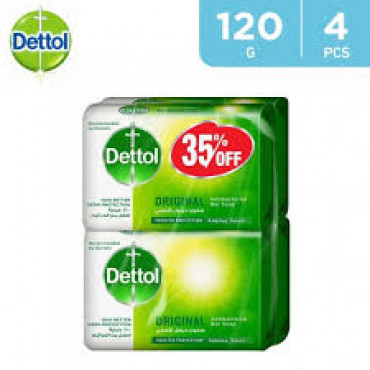 Dettol Fresh Soap 4X120Gm 
