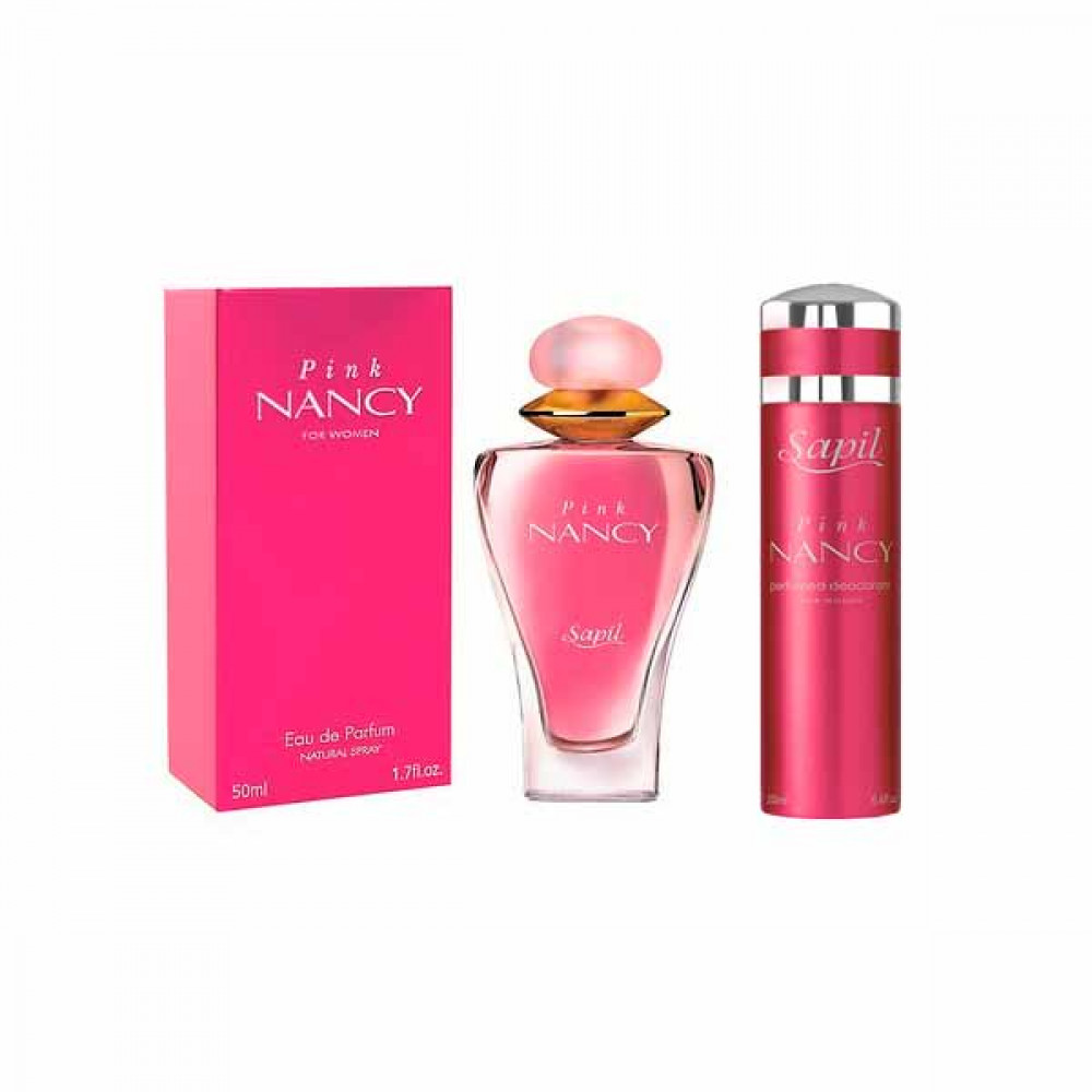 Sapil Pink Nancy EDP For Women 50ml + Deoderant 200ml  Sapil Pink Nancy EDP For Women 50ml + Deoderant 200ml