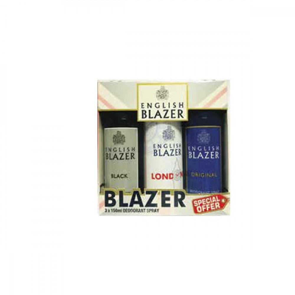 English Blazer Assorted Body Spray 150ml 2 + 1Pcs Free  English Blazer Assorted Body Spray 150ml 2 + 1Pcs Free