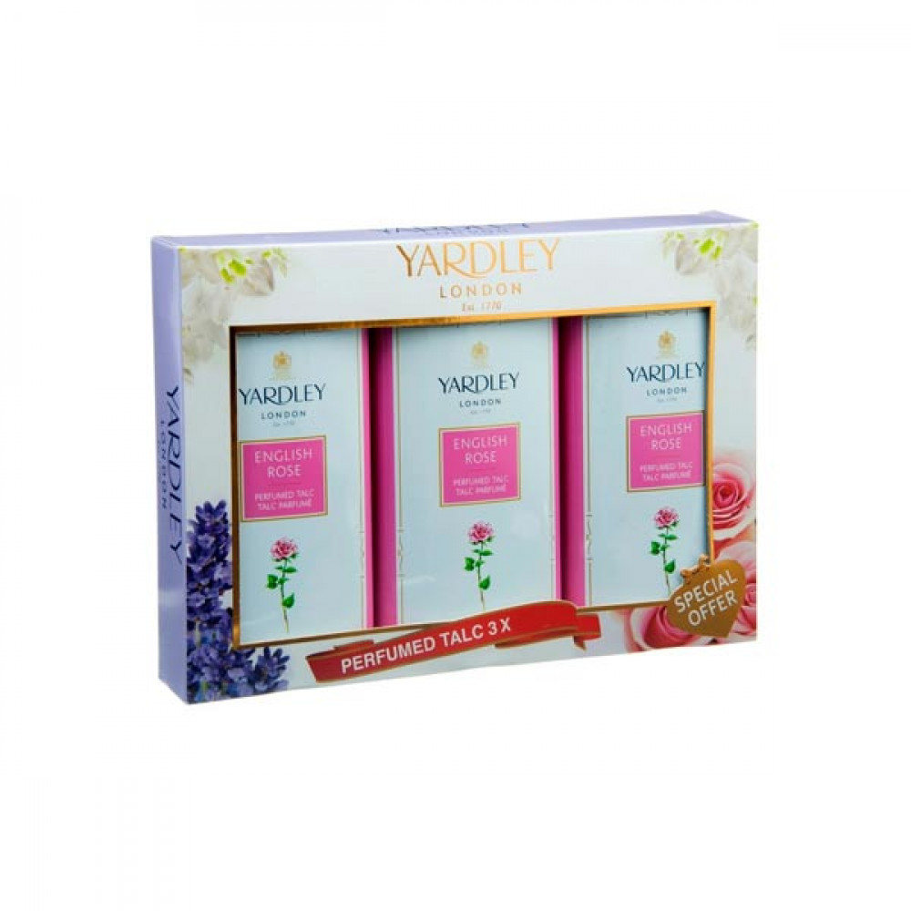 Yardley Talc Powder 3 x 150gm   Yardley Talc Powder 3 x 150gm