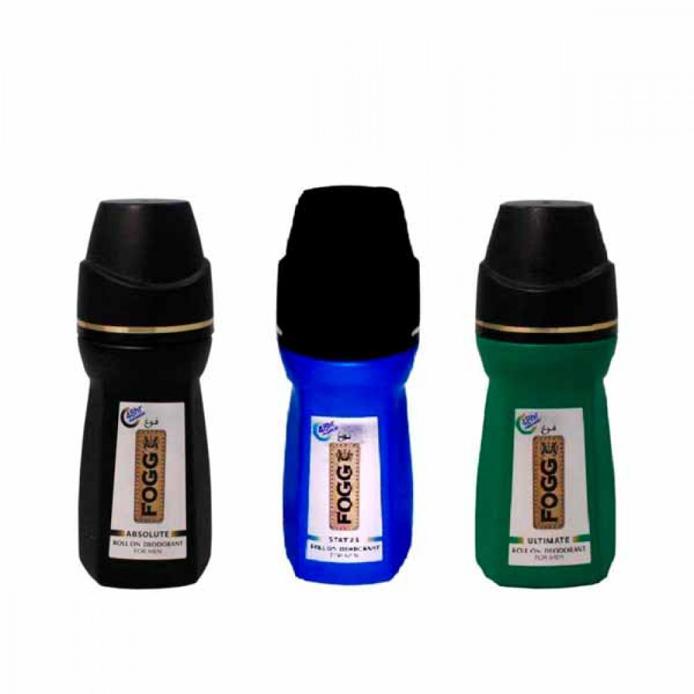 Fogg Deodorant Roll-On Ultimate For Men 50ml 2 + 1 Free  Fogg Deodorant Roll-On Ultimate For Men 50ml 2 + 1 Free