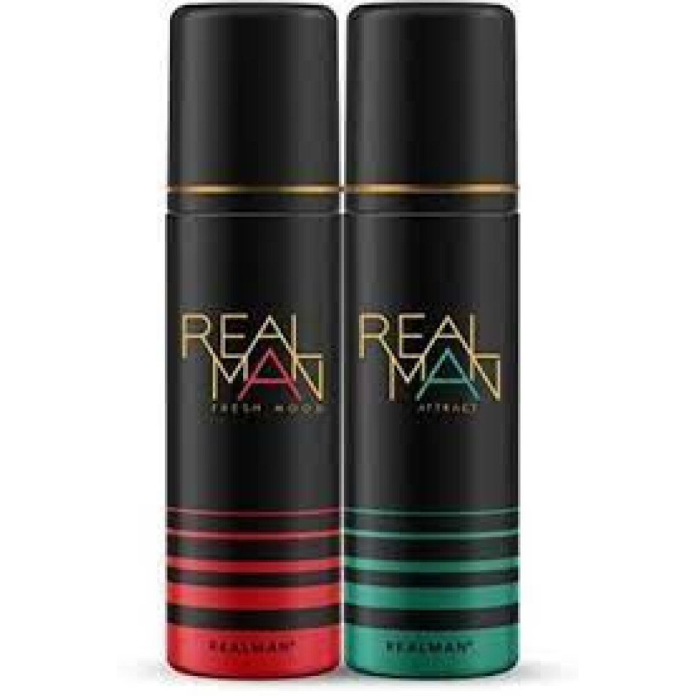 REAL MAN DEO FRESH DEO MOOD 150ML 2PC OFFER