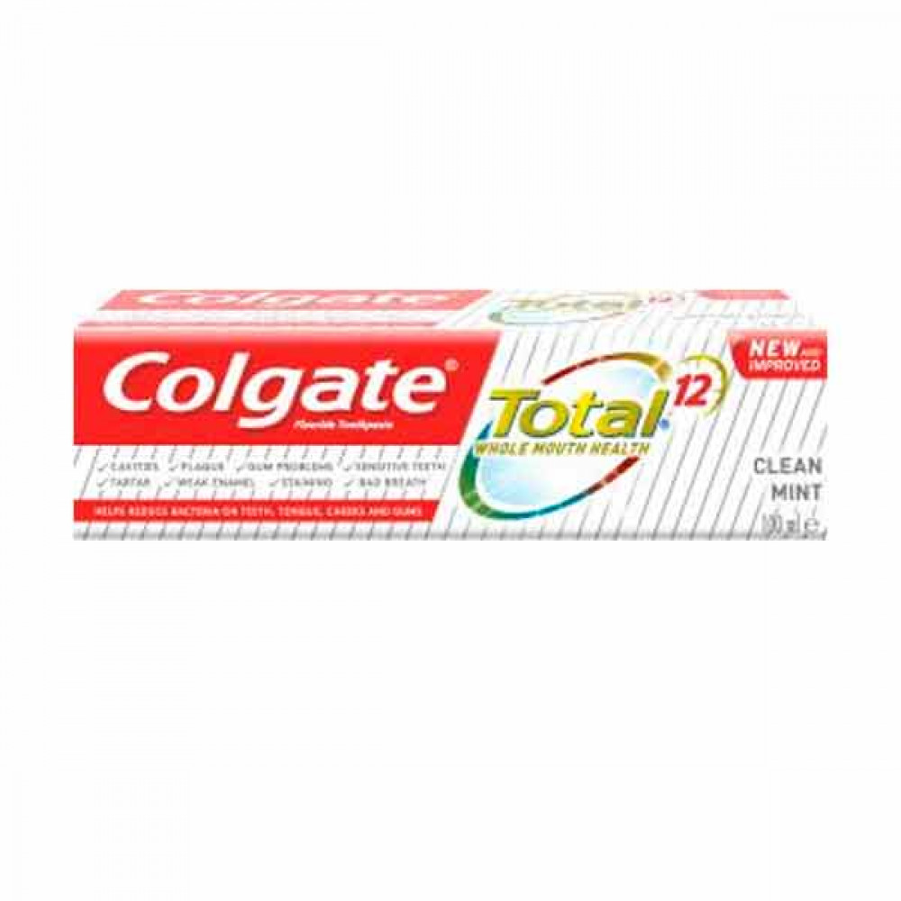 Colgate Toothpaste Total Clean Mint 100ml  Colgate Toothpaste Total Clean Mint 100ml