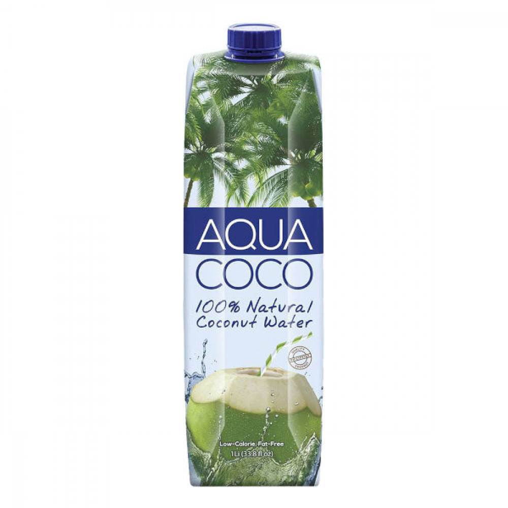 Aqua Coco Natural Coconut Water 1Ltr  Aqua Coco Natural Coconut Water 1Ltr