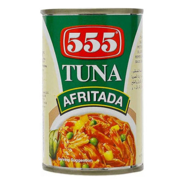 555 TUNA AFRITADA 155GM 