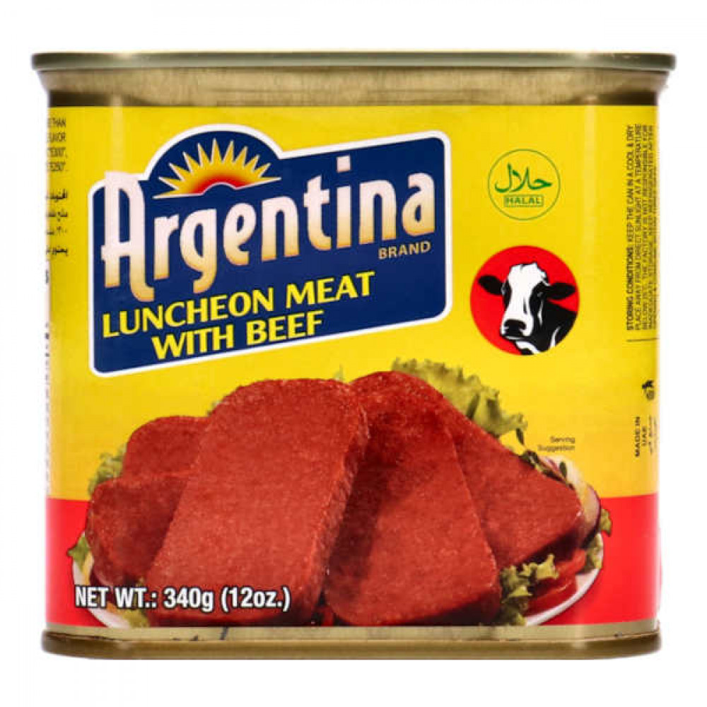 Argentina Luncheon Meat With Beef 340gm  Argentina Luncheon Meat With Beef 340gm