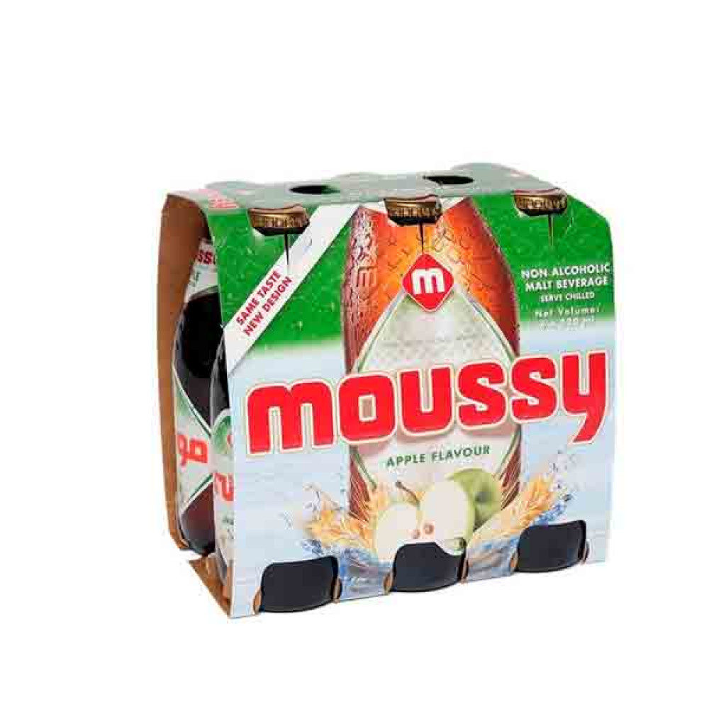 MOUSSY MALT BEVERAGE APPLE 6 X 330ML 