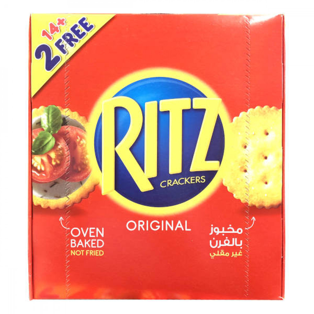 Ritz Biscuits Crackers Original 41gm 14 + 2 Free  Ritz Biscuits Crackers Original 41gm 14 + 2 Free