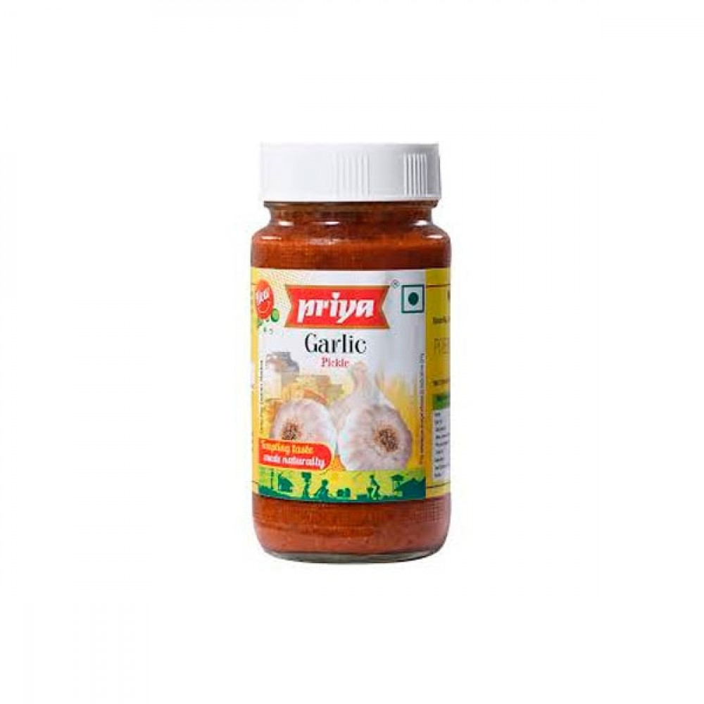 Priya Garlic Pickle 300gm  Priya Garlic Pickle 300gm