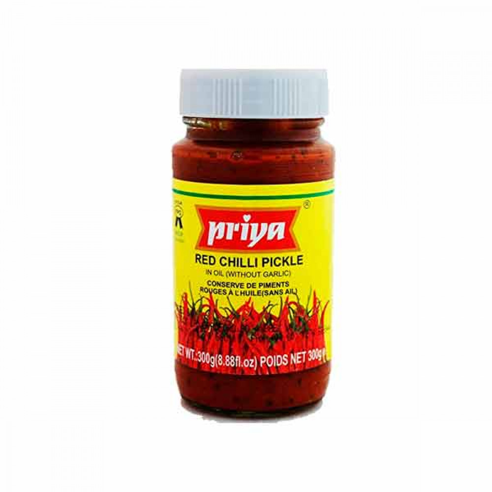 Priya Red Chilli Pickle 300gm  Priya Red Chilli Pickle 300gm