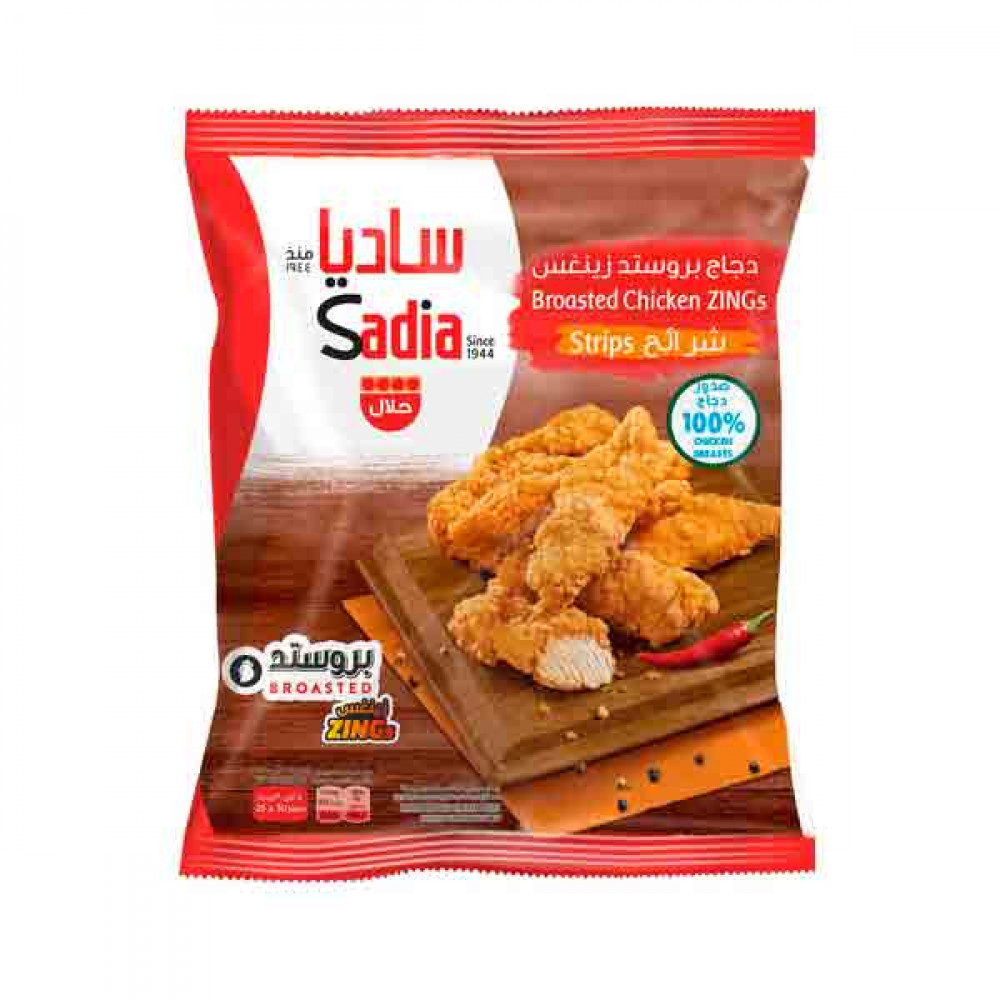Sadia Broasted Chicken Zings Spicy Strips 1Kg  Sadia Broasted Chicken Zings Spicy Strips 1Kg