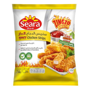 SEARA ZINGO SPICY CHICKEN STRIPS 750GM  