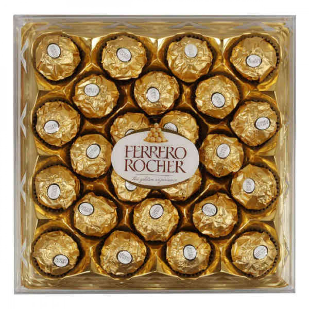 Ferrero Rocher Chocolate T24 300gm  Ferrero Rocher Chocolate T24 300gm