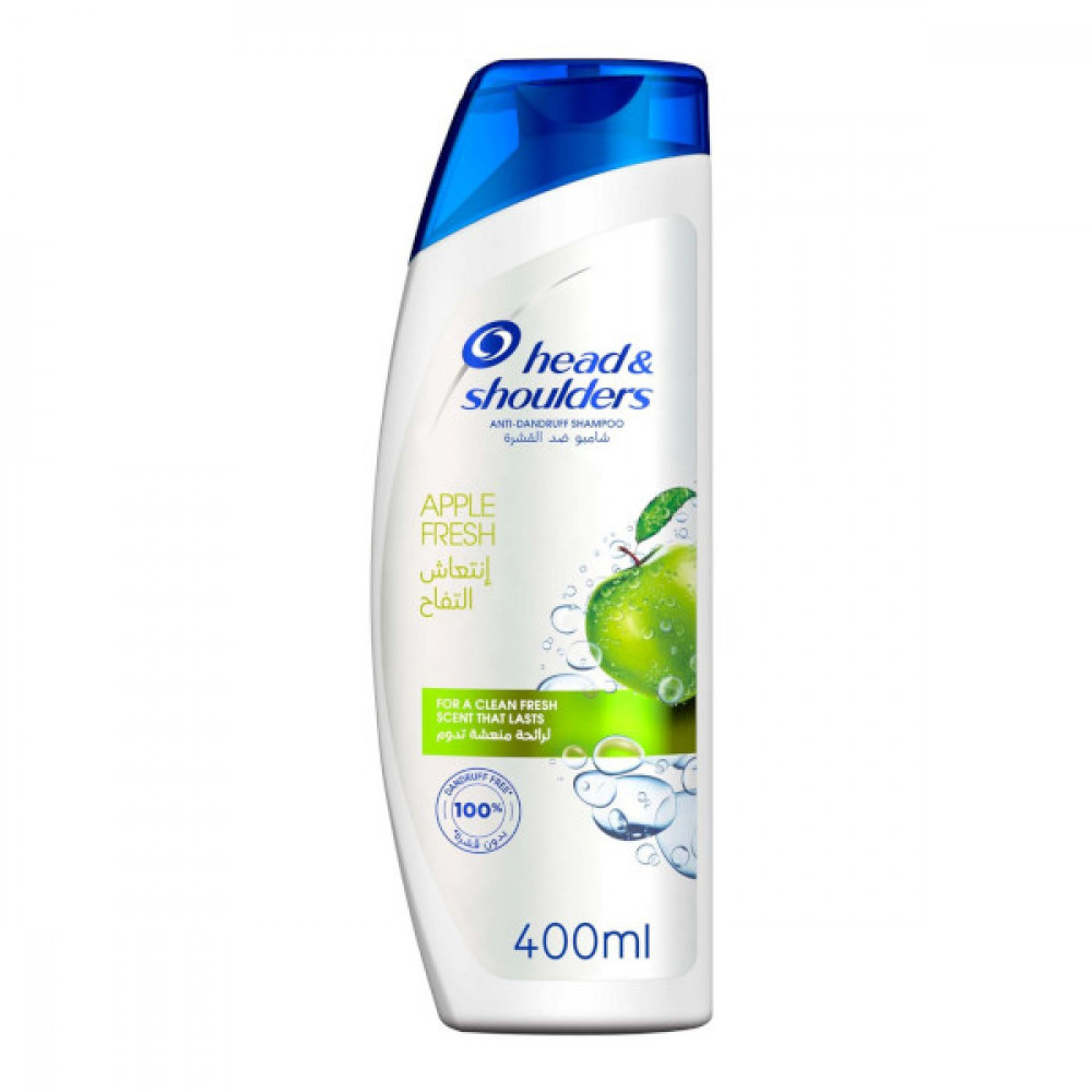 Head & Shoulders Anti-dandruff Shampoo Apple Fresh 400ml  Head & Shoulders Anti-dandruff Shampoo Apple Fresh 400ml