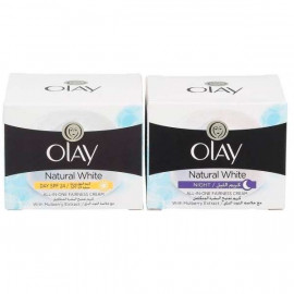 Olay Natural White Day+Night 2X50ml@25%Off